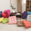 Square floor pillow cushion cotton 40x40cm 7