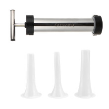 Stainless Steel Sausage Filler Tool Manual 1pc