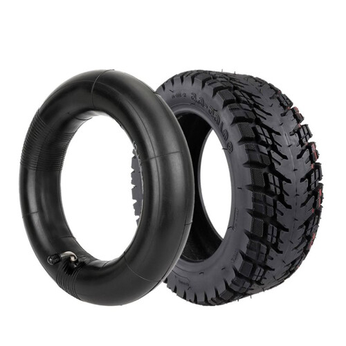 Câmara de Ar 90/65-6.5, Pneu Externo de 12 Polegadas para Patinete Elétrico, com Válvula Curvada A 90 para Zero 11X / 11X+ Speedual