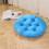 Round Solid Chair Cushion 15.7 inch Non-slip Breathable 4