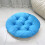 Round Solid Chair Cushion 15.7 inch Non-slip Breathable 6