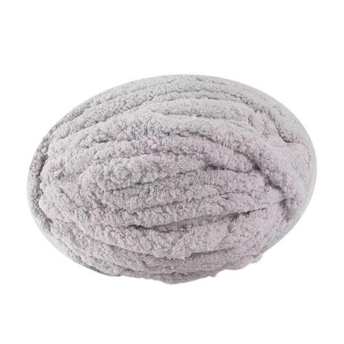 Light Gray Thick Wool Yarn Bulky 100g 1