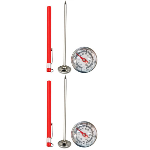 Termómetro de cocina de acero inoxidable, 2 piezas