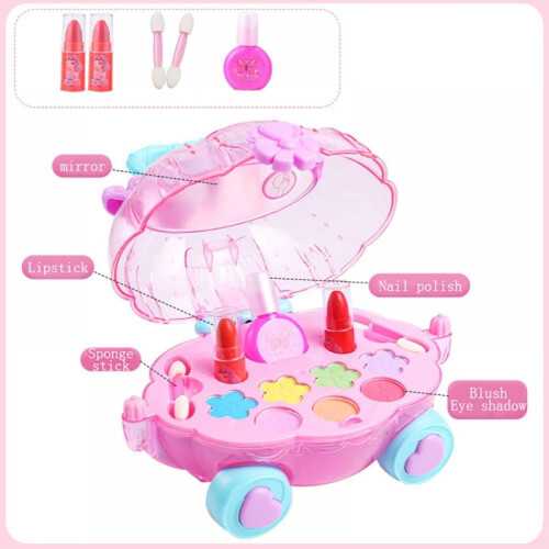 Children's cosmetic play set princess makeup box 2