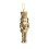 Gold Christmas Tree Pendant with Deer Design 2024 1