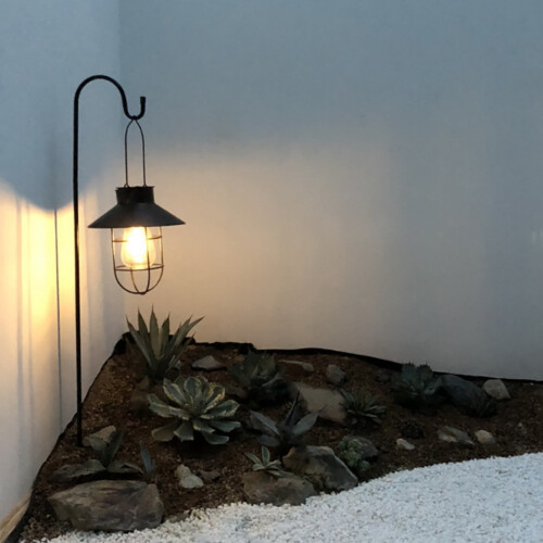 Lanterna solare a LED Sunjoy Tech per esterni, giardino, IP65 1 2