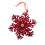 Red plush deer Christmas tree pendant decoration 1