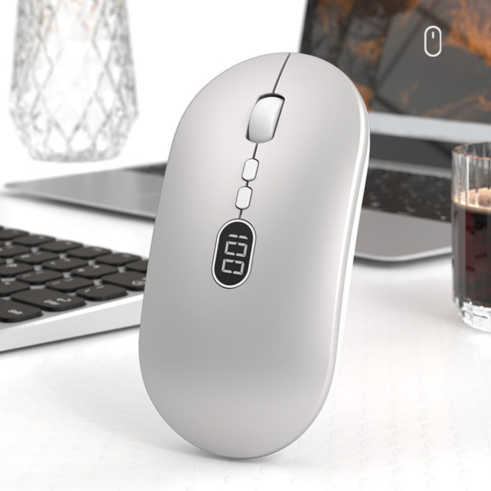Txmfgh Wireless Mouse Rechargeable Dual Bluetooth 1Pc 908436236461