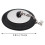 Rubber Choke Bathtub Drain Stopper with Chain 3 Pcs 3