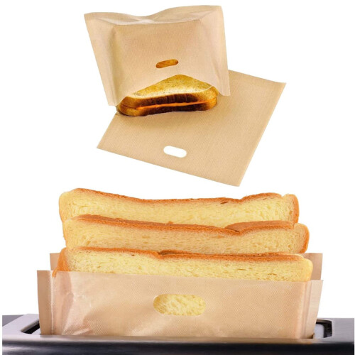 Thissue Küchenbeutel, wiederverwendbare Sandwichbeutel, 10 Stück 2