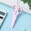 Kids DIY Craft Scissors Safe Round Tip Plastic 1 Pair 1