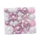 Christmas Ball Ornaments Pink White 46 pcs 4