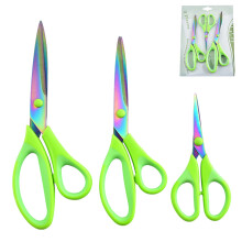 Scissors Set Stainless Steel Titanium Coating 3-Piece
