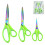 Scissors Set Stainless Steel Titanium Coating 3-Piece 1