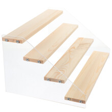 Soporte de exhibición, estante de almacenamiento de escritorio, estantes de pared para organizador de dormitorio, organizador de cocina, estante