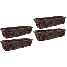 Paniers de rangement porte-cuillères tissés à la main (4 pièces)