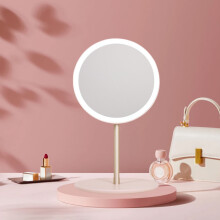 Verlichte opvouwbare reismake-upspiegel 170 x 29 cm, 2-in-1 handspiegel voor op tafel, instelbare helderheid, draagbaar voor thuis en op reis