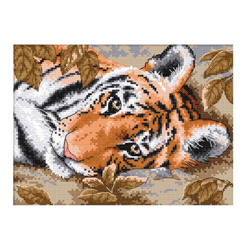 Embroidery Kit Printed Pattern Fabric Ornament 14.29x21cm 2
