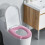 Polyester toiletsædepude varm pude til standard toiletter 5