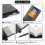 Mini leather notebook with pen holder 3.4 x 5.5 inches 50 3