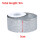 Kerstlint met draad, geruit, 6 cm breed, 9 meter 3