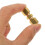 Brass Compression Fitting Tube Connector 1/4 Inch 5 Pcs 6