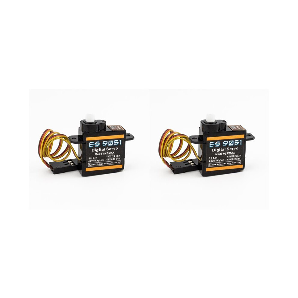 Photos - Other Hand Tools 2X ES9051 Plastics Digital Servo 4.3g Waterproof Servo with Gears Uesd for RC Car Helicopter Boat Airplane Accessorie