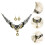 Gotiskt spetschokerset steampunk 3 st 5