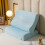 Μαξιλάρι αυχενικού λαιμού Milk Velvet Memory Foam ανοιχτό μπλε 2