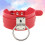 Gargantilla de cuero rojo para mujer 2