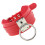 Gargantilla de cuero rojo para mujer 4