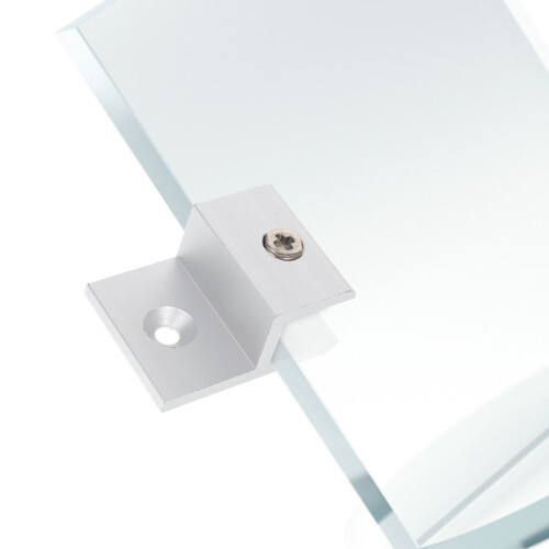 Glass Clip Shelf Bracket Wall Mounted Heavy Duty 5 Pcs 2