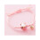 Handstickat flätat armband med katt, rosa, 1 st 3