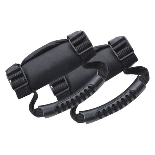 Maniglia di sostegno per roll-bar nera antiscivolo (2 pezzi)