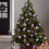 Christmas Tree Ornament Pendant 24PCS Purple 6cm 3