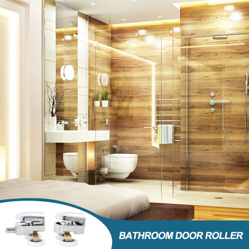 Shower Door Roller Set Stainless Steel Upper and Lower 2 2