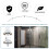 Shower Door Roller Set Stainless Steel Upper and Lower 2 4