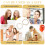 Anillo ajustable para mujer con perlas elásticas y cuentas. 2