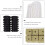 Hydroponics Net Cups and Wool Starter Plugs Set 2