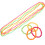 Set composto da bracciale e collana con perline al neon, ideale per feste anni '70 e '80. 3