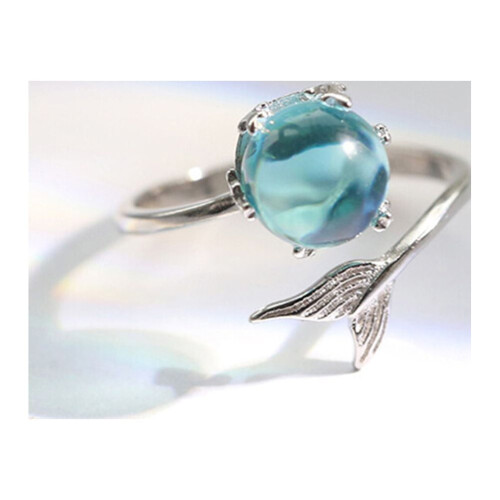 Anillo ajustable de plata para mujer 2