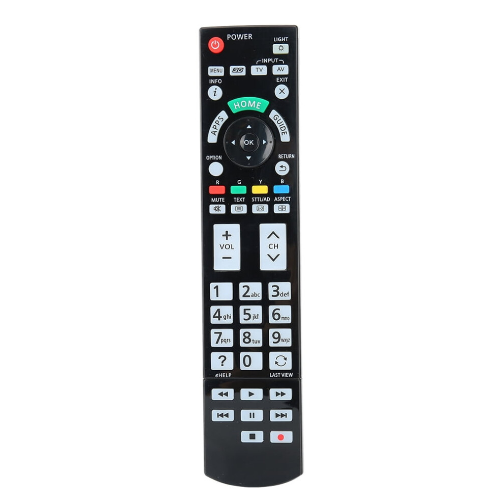 Emoshayoga Tv Remote Control For Panasonic Th55as5700a Black 971050833910