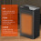 Space Heater 2-in-1 Desktop Mini Silent Black 8