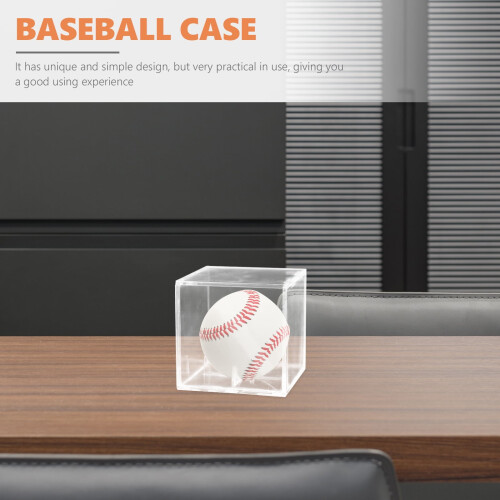 Caixa expositora de acrílico para bolas de beisebol (1 peça) 2