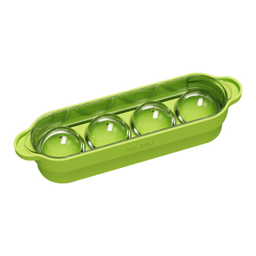 Ice Ball Mold Tray 4 Grids Spherical Ice Cubes 1