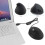 Jacenvly wired ergonomic vertical mouse black 6-button 3-DPI 3