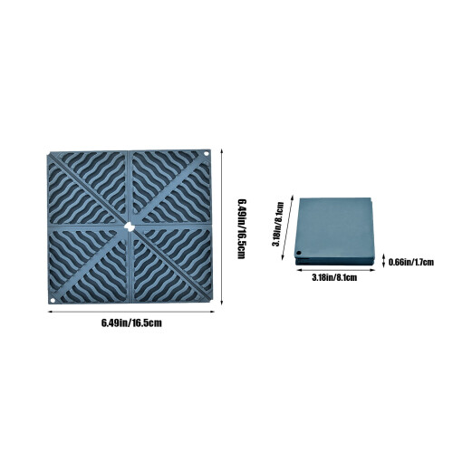 Opvouwbare afwasdroogmat, superabsorberend, groot formaat, 1 stuk 2