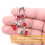 Inele de piercing pentru buric Eease, pandantive, 3 buc. 2