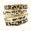 Pulsera elástica de mujer con estampado de leopardo 4