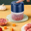 Elektrische knoflookpers/stamper 250 ml blauw 8